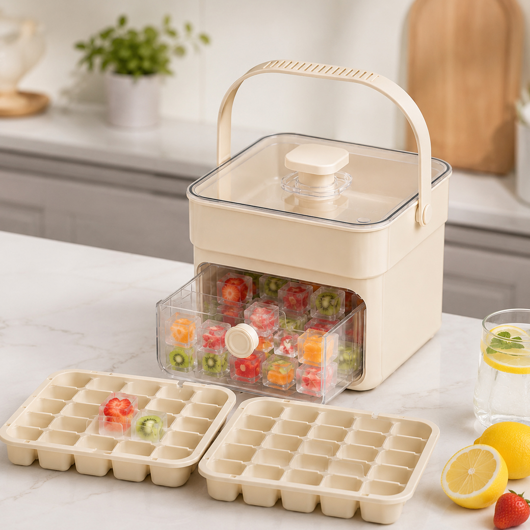 Press Ice Cube Tray with Storage Box product thumbnail 11