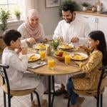 طاولة طعام دائرية مع 4 كراسي - 2
