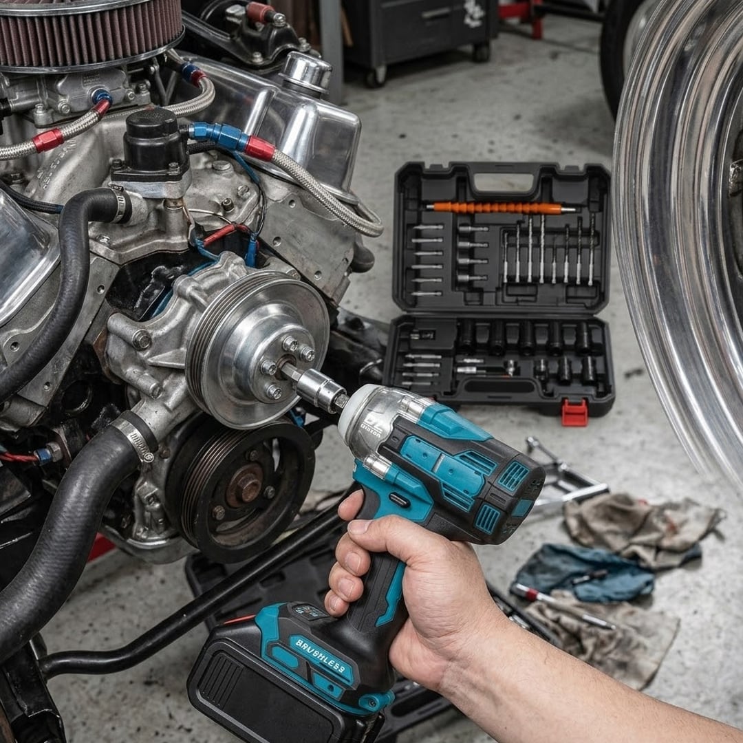 دريل شحن احترافي مع عدة متكاملة - 4