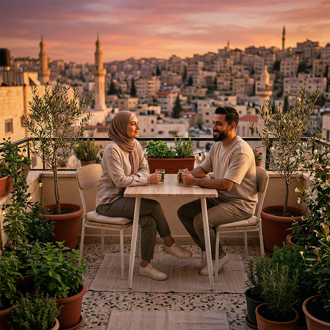 طاولة طعام خشبية مع كرسيين - 8