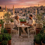 طاولة طعام خشبية مع كرسيين - 8