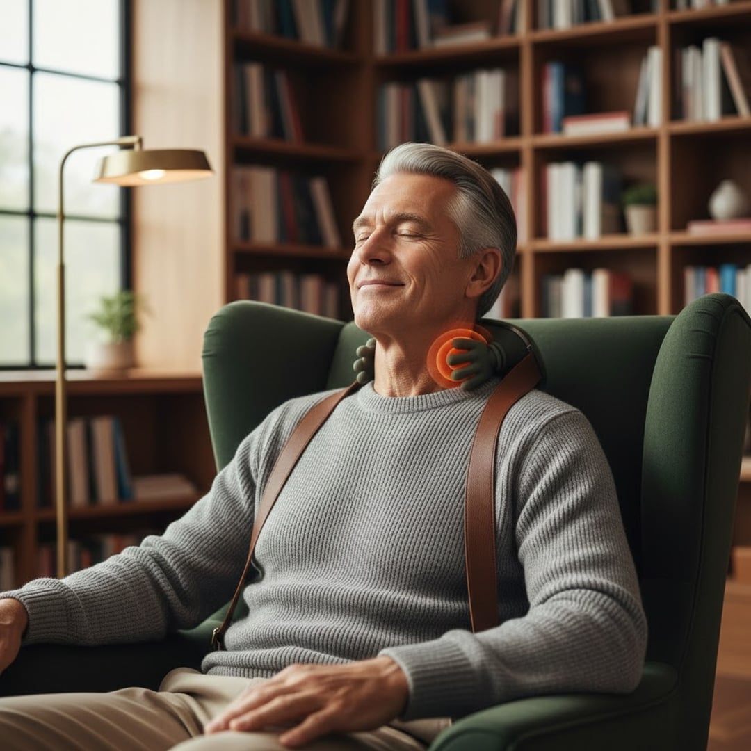 جهاز مساج الرقبة والكتف بتقنية اليد البشرية - 12