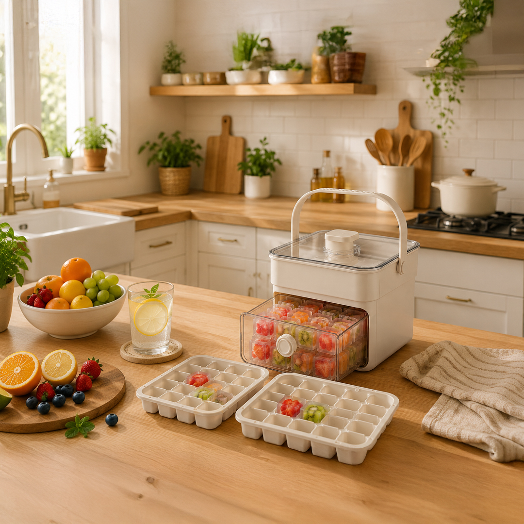 Press Ice Cube Tray with Storage Box product thumbnail 8