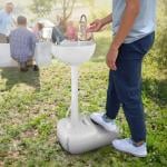 مغسلة متنقلة مع خزان مياه للرحلات - 2