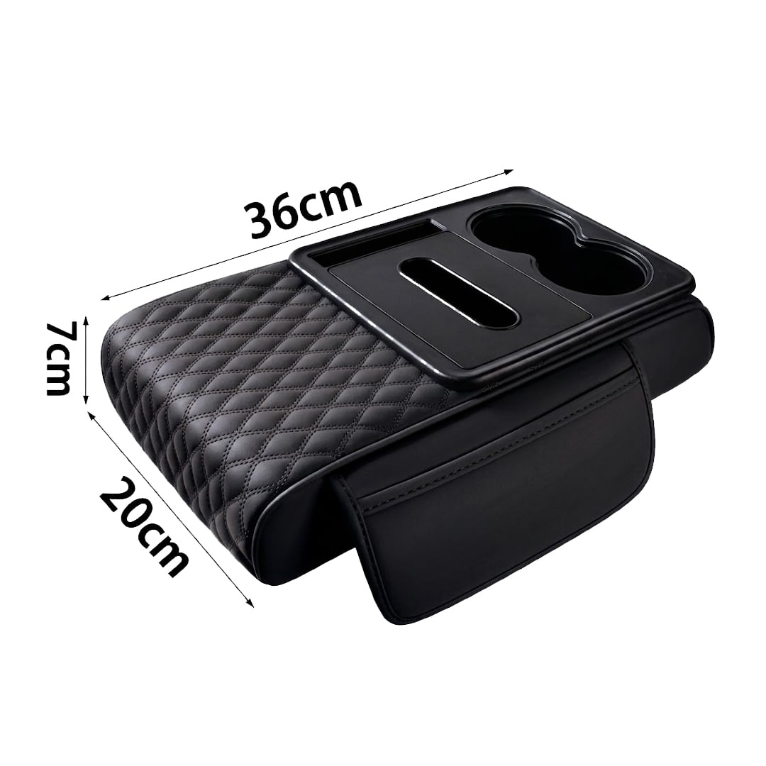 Car Armrest Console with Cup Holder and Tissue Box Organizer product thumbnail 14