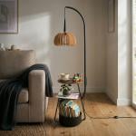 Modern Floor Lamp with Built-In Shelves - 3