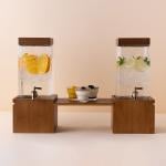 طقم تقديم المشروبات الخشبي من روح - 12