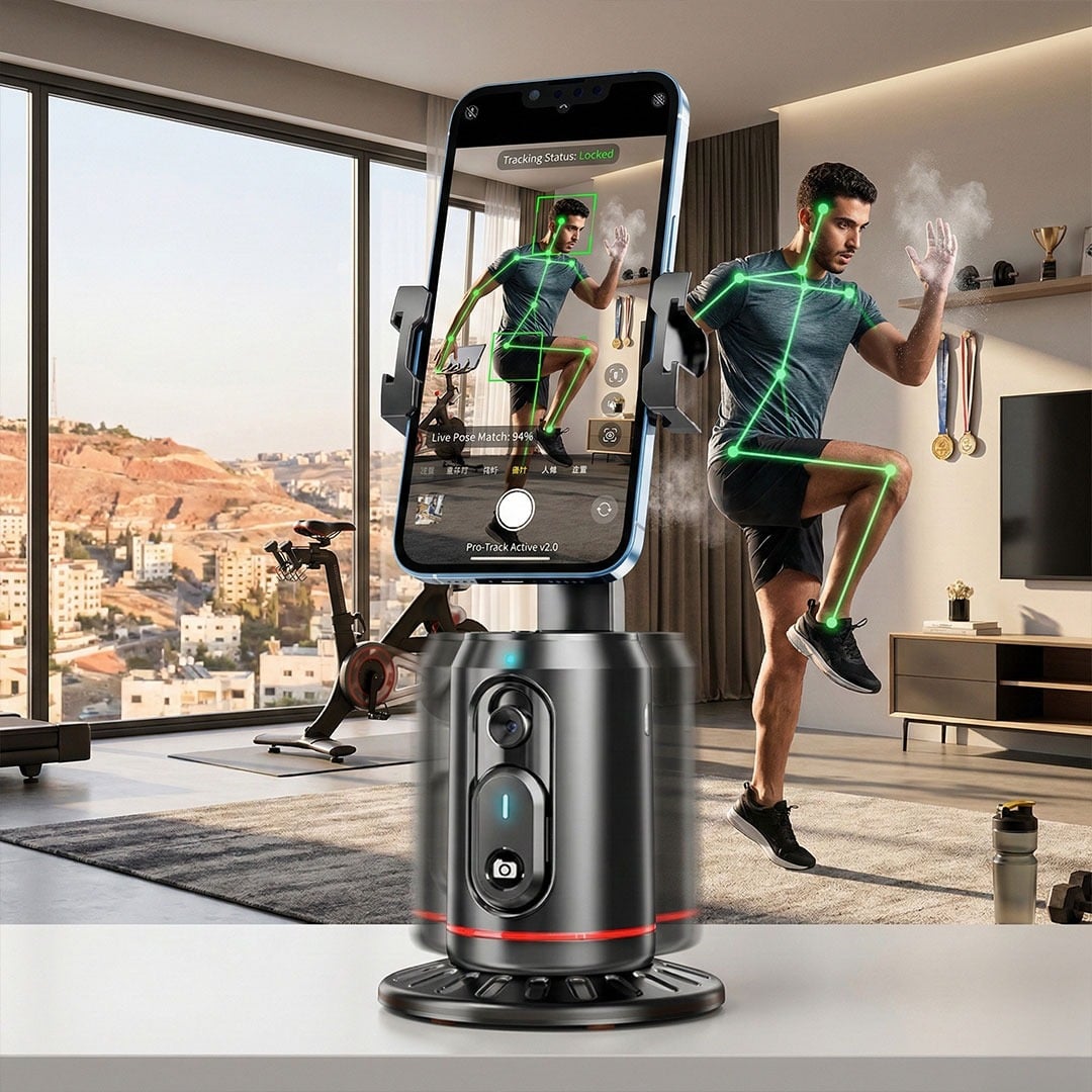 Auto Face Tracking 360 Phone Holder - 1