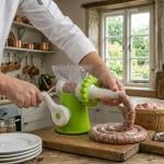 مفرمة لحمة يدوية للاستخدام المنزلي - 8