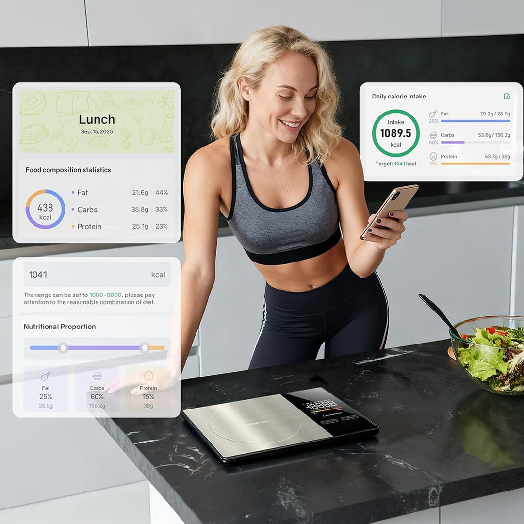 ميزان المطبخ الذكي لحساب السعرات والوزن - 16