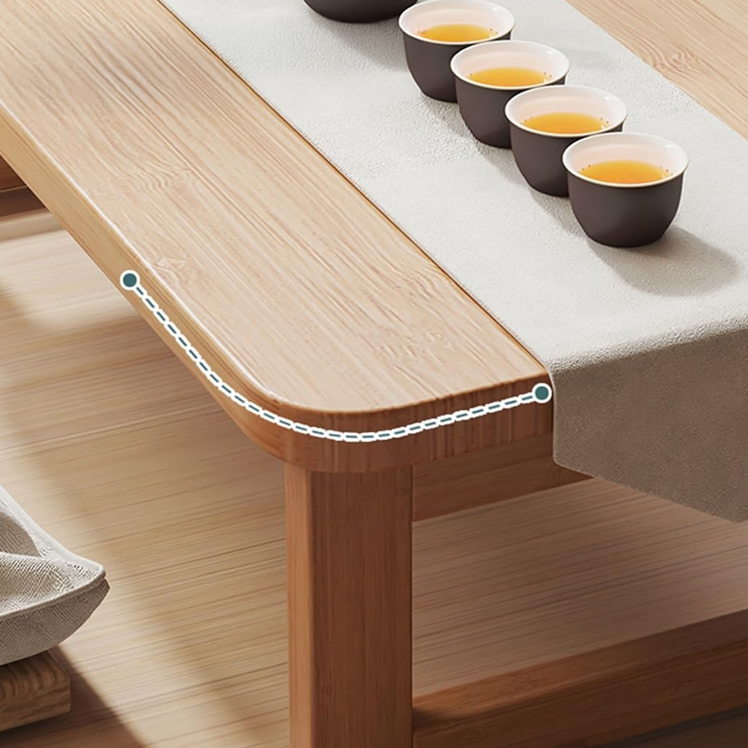 طاولة أرضية خشبية قابلة للطي - 5