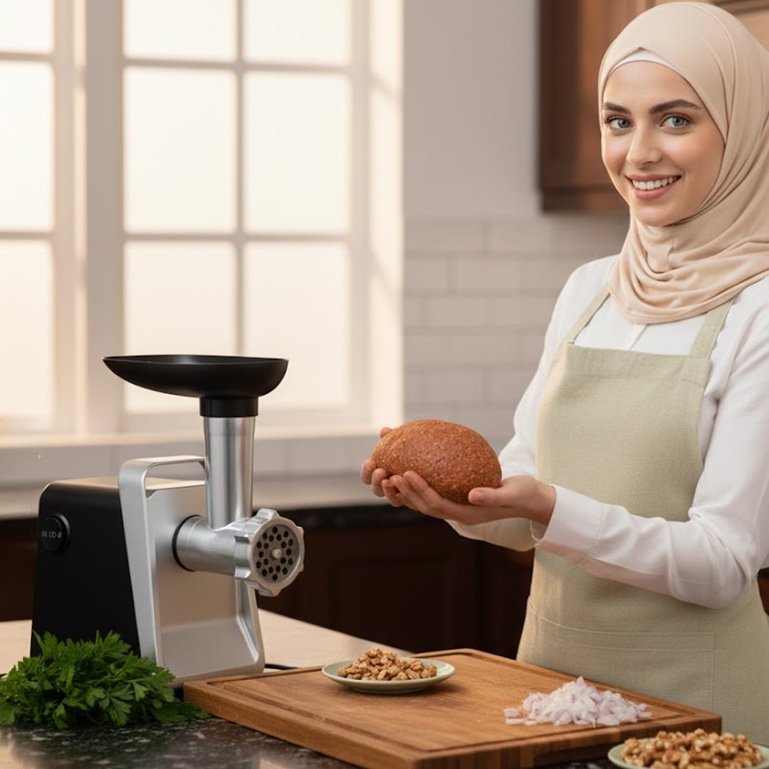 مفرمة لحم ستانلس ستيل بقوة 2800 واط من LumaBella - 8