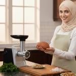 مفرمة لحم ستانلس ستيل بقوة 2800 واط من LumaBella - 8