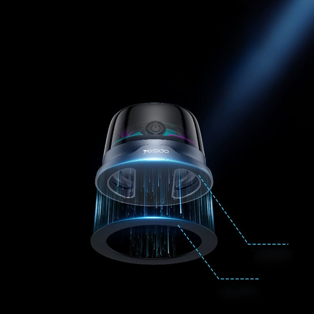 سماعة صوت محمولة RGB بتصميم مغناطيسي - 4