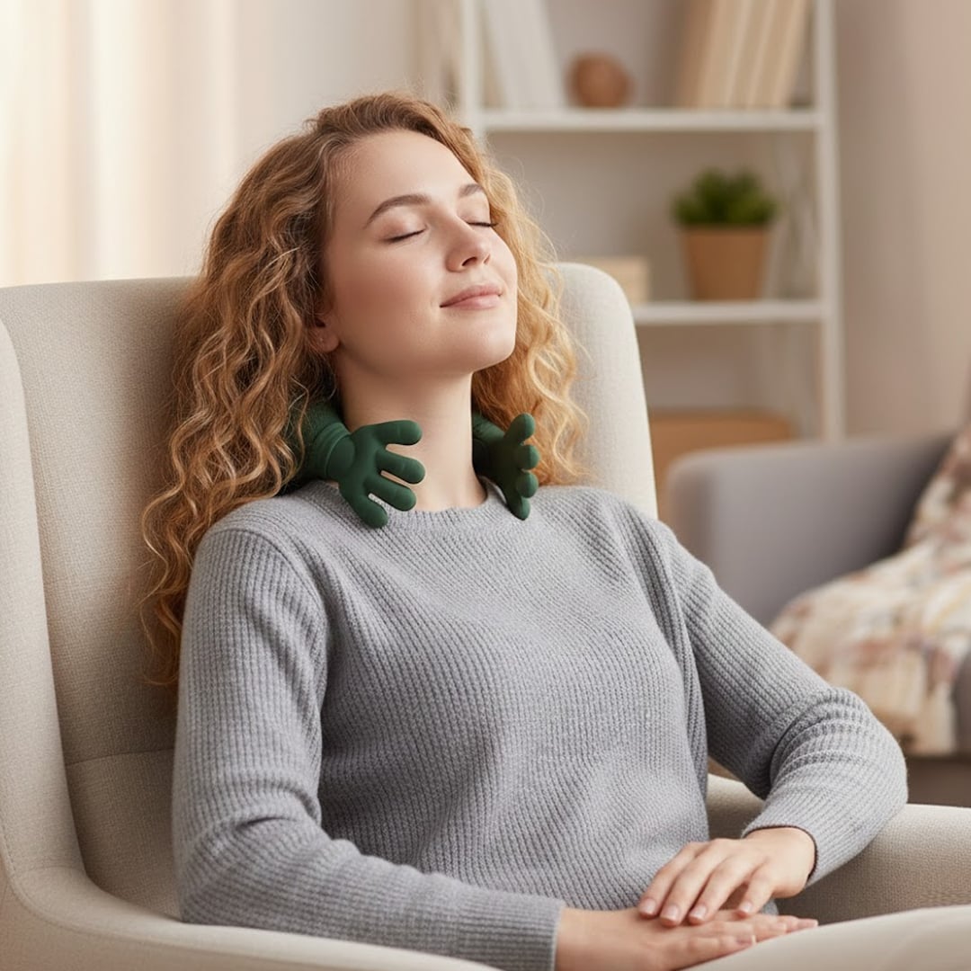 جهاز مساج الرقبة والكتف بتقنية اليد البشرية - 8