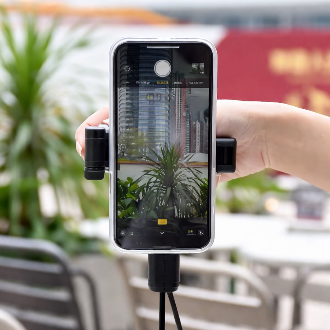 ميني سيلفي ستك محمولة مع قاعدة ثلاثية - 2