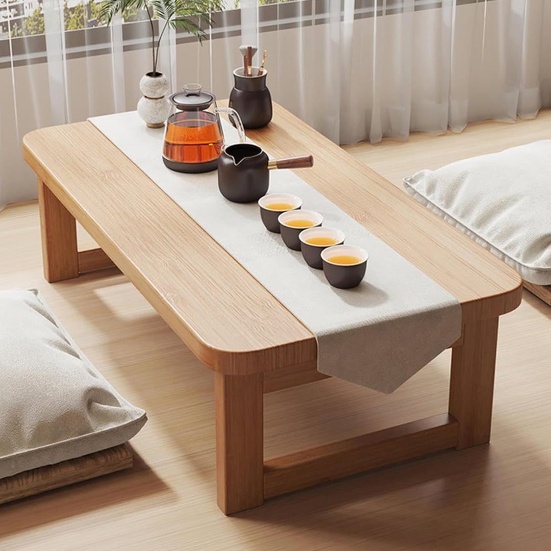 طاولة أرضية خشبية قابلة للطي - 4