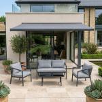 طقم جلسة تراس خارجي – 4 مقاعد - 11