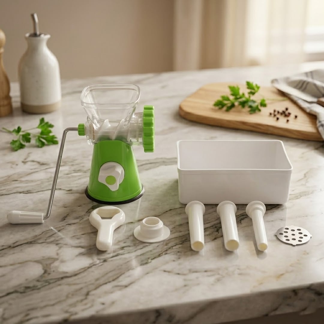 مفرمة لحمة يدوية للاستخدام المنزلي - 1