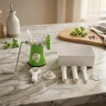 مفرمة لحمة يدوية للاستخدام المنزلي - 1