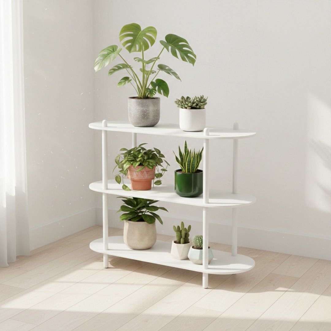 وحدة رفوف عرض وتخزين بثلاث طبقات - 3