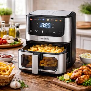 قلاية هوائية ذكية بسعة 8.5 لتر من LumaBella - 2