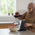 مفرمة لحم ستانلس ستيل بقوة 2800 واط من LumaBella - 5