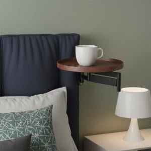 طاولة قهوة جدارية بذراع متحرك - 5