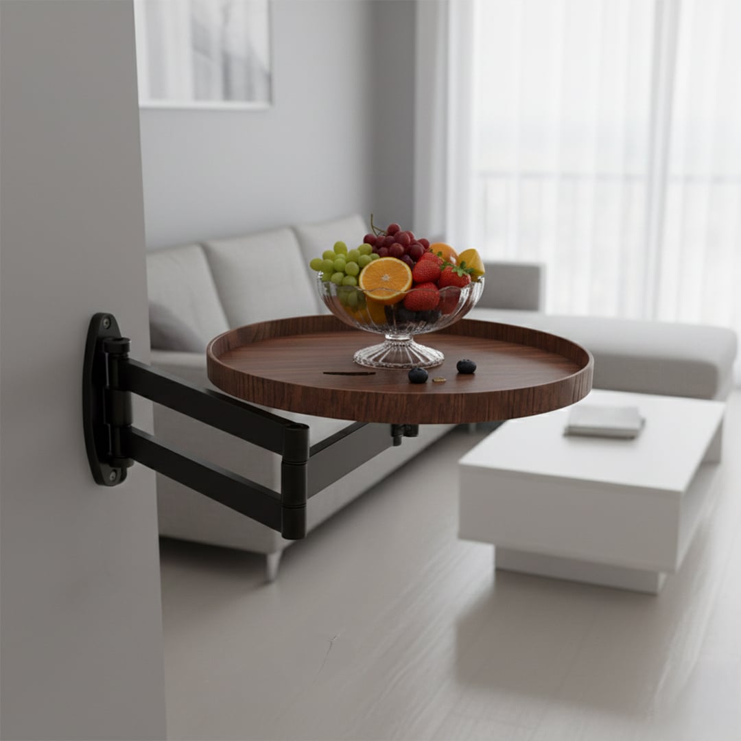 طاولة قهوة جدارية بذراع متحرك - 11