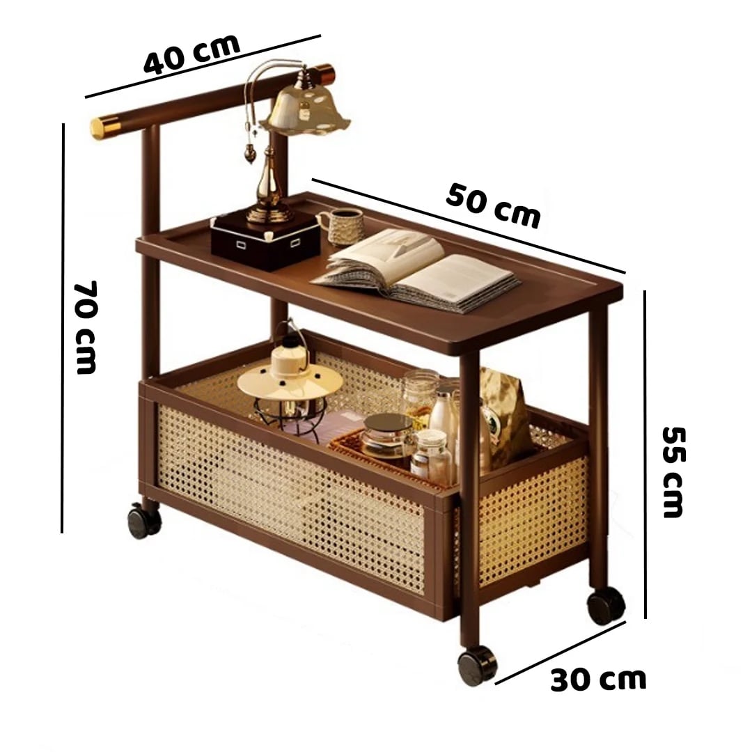 Hospitality Trolley with Wheels & Lower Storage Box product thumbnail 14