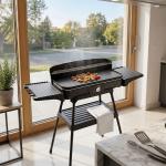 شواية كهربائية مع رف سفلي للتقديم والتخزين - 15