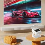 بروجكتر سينمائي منزلي مع شاشة تشغيل مدمجة - 10