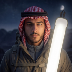 مصباح تخييم قابل للنفخ بالطاقة الشمسية مع شحن USB - 12