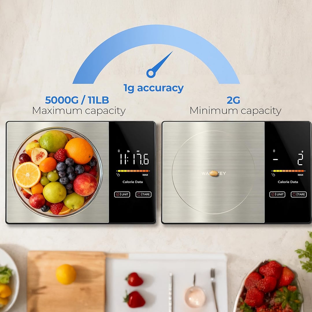 ميزان المطبخ الذكي لحساب السعرات والوزن - 10