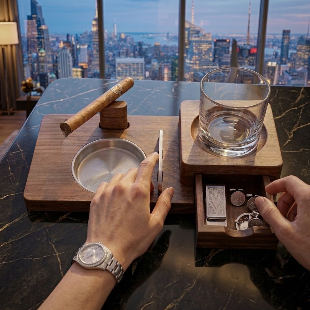 ركن السيجار الكلاسيكي الفاخر - 9