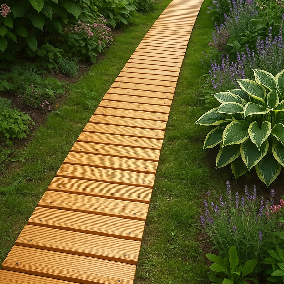 Wooden Roll-Up Walkway - 2