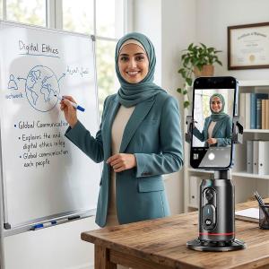 Auto Face Tracking 360 Phone Holder - 4