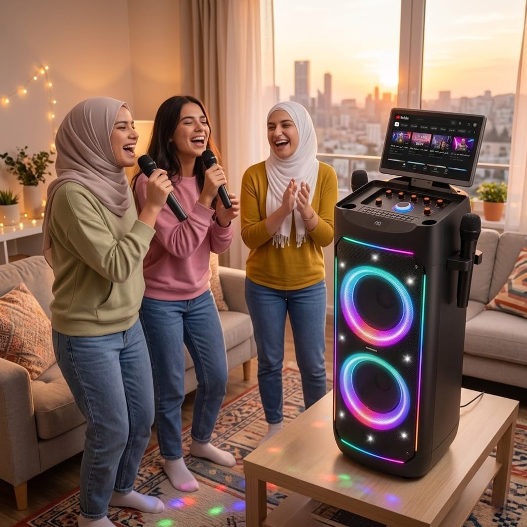 Portable Party Speaker with Touch Screen - 14