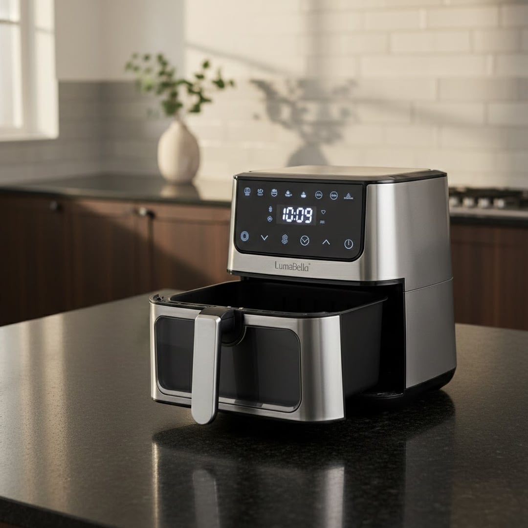 قلاية هوائية ذكية بسعة 8.5 لتر من LumaBella - 12