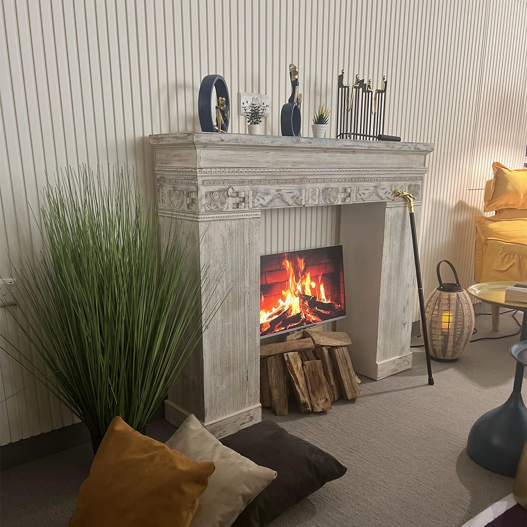 Classic Wood Fireplace Décor product thumbnail 7