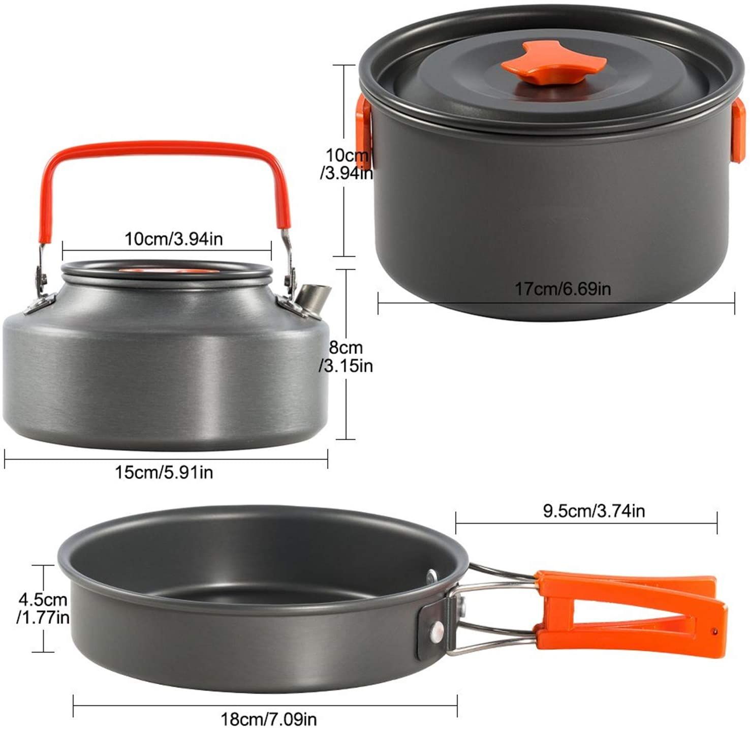 Camping Cookware Kit with stove product thumbnail 17