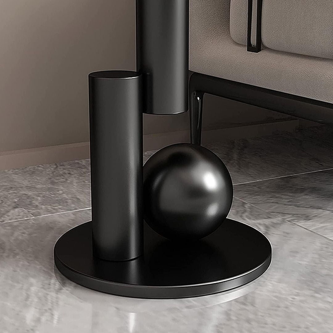 طقم طاولات وسط بيضاوية بتصميم فاخر - 11