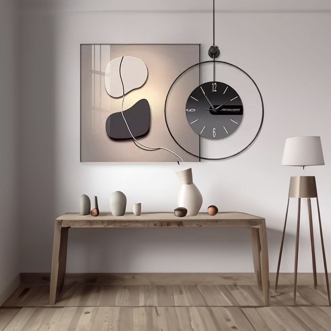 Round wall clock with Photo Frame product thumbnail 7