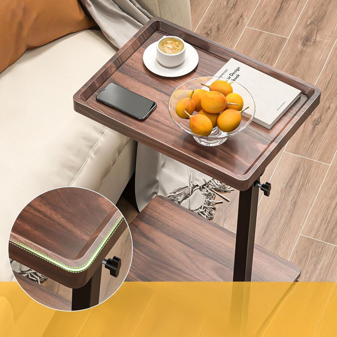 طاولة ضيافة جانبية متحركة بارتفاع مرن - 14
