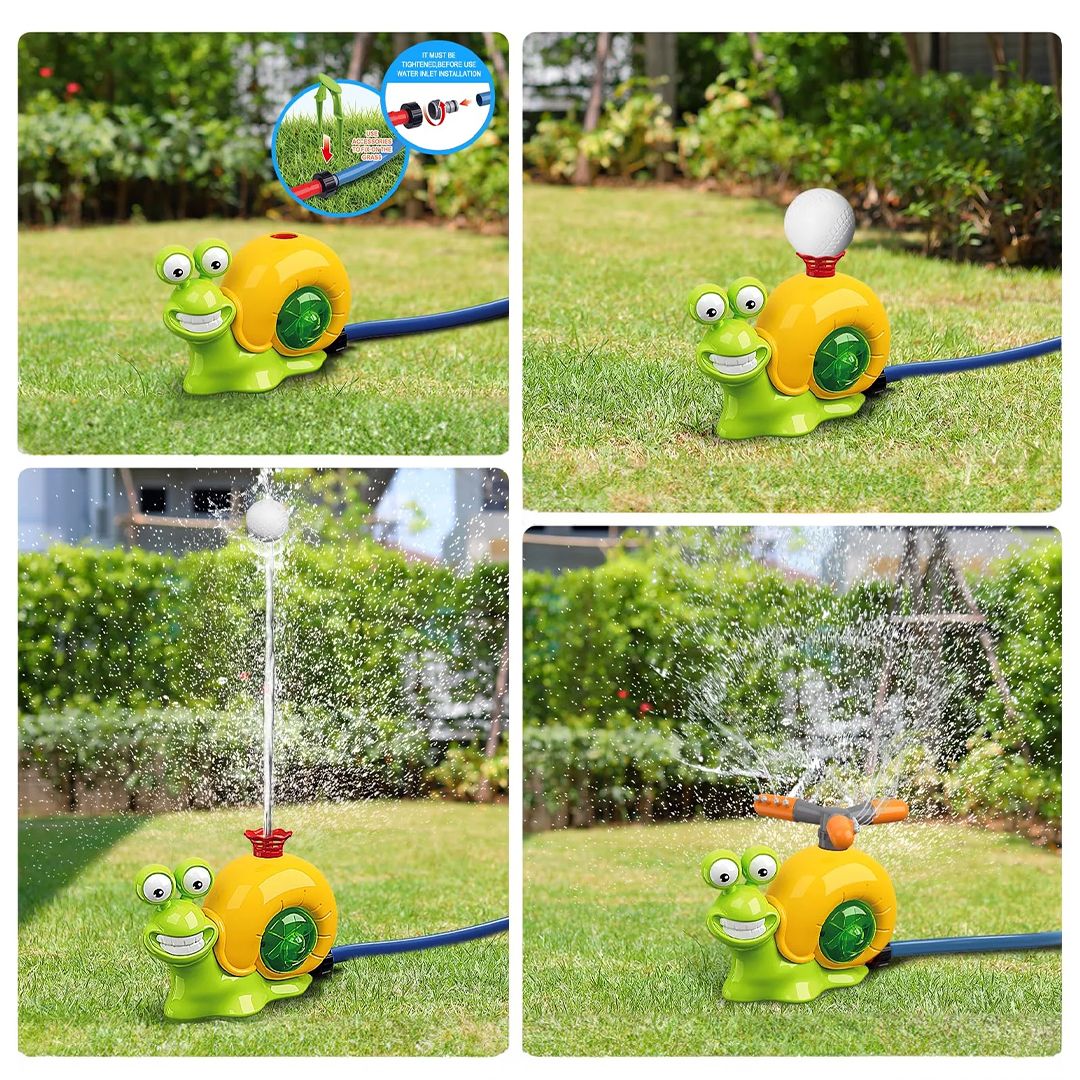 لعبة مرشات الحلزون وكرات البيسبول - 8