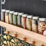 مجموعة مرطبانات التوابل الزجاجية - 9