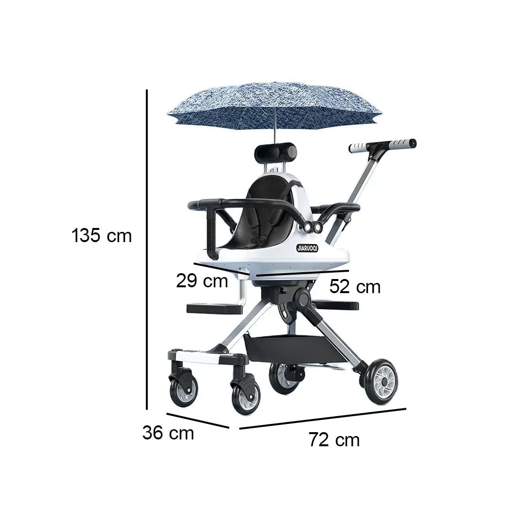 Double Stroller with Four Large Wheels product thumbnail 15