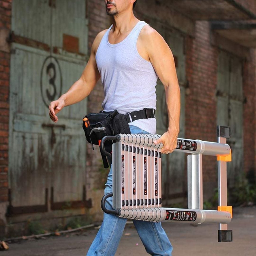 Telescopic Aluminum Ladders 15 steps product thumbnail 3