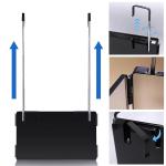 مرآة ثلاثية الجوانب قابلة للطي والتعليق - 9