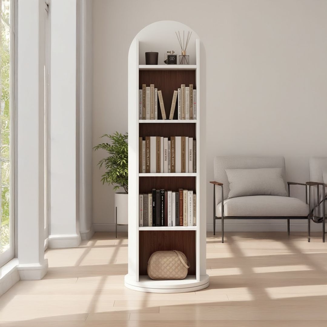 مرآة طولية مع رفوف تخزين خلفية مدمجة - 2